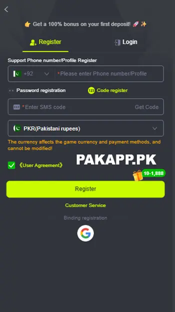 8JJ Bet Register img