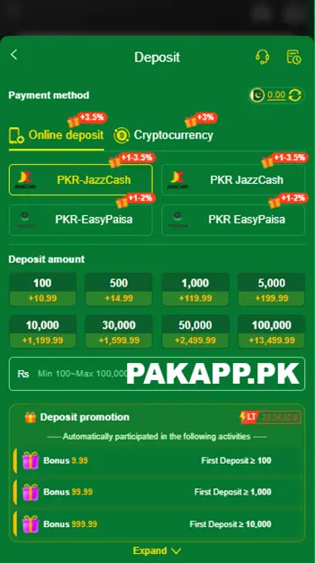 K8 Game Deposit