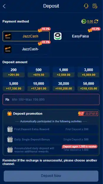 At77 Game Deposit