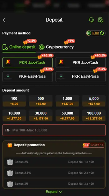 Pkr786 Game Deposit