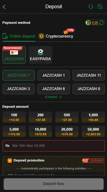 OK PKR Game DEPOSIT