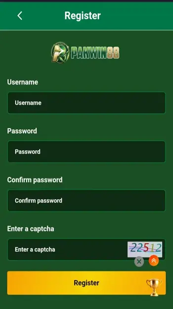 PakWin88 Game REGISTER